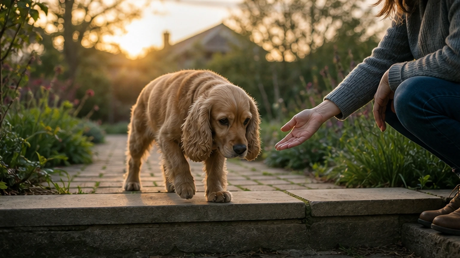 Action pour reconnaître les signes de douleur chez un chien